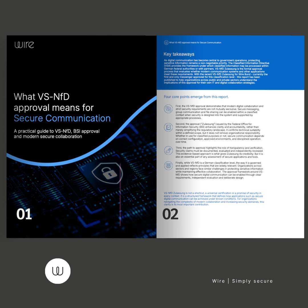 VS-NfD Approval Report